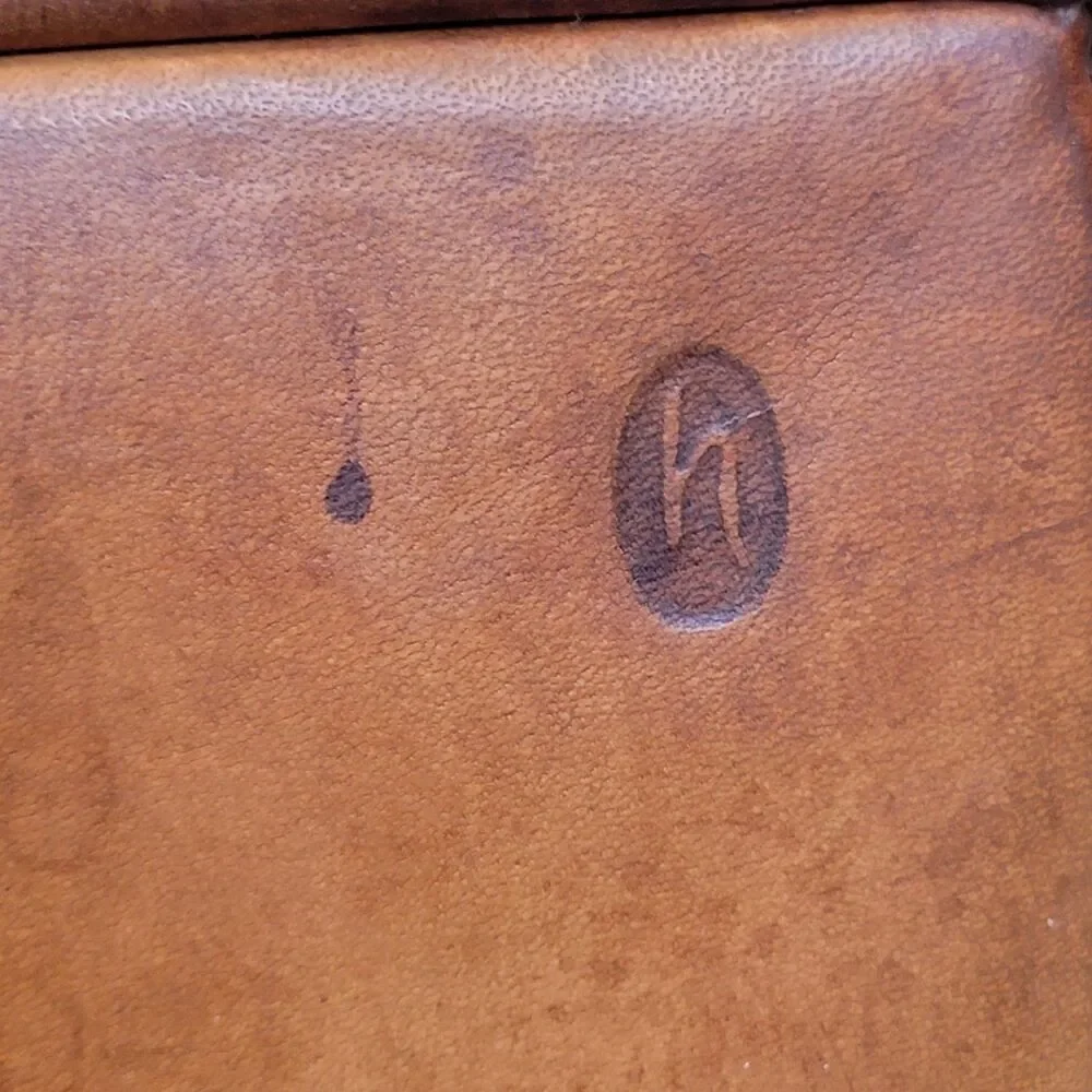 VTG Hartmann Luggage Briefcase Leather Brown Belting USA Executive Business